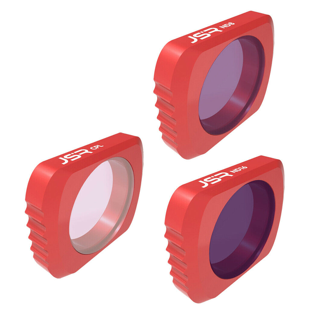 3 Pieces Nano Coated CPL/ND8/ND16 Lens Filter for DJI OSMO POCKET Gimbal Camera