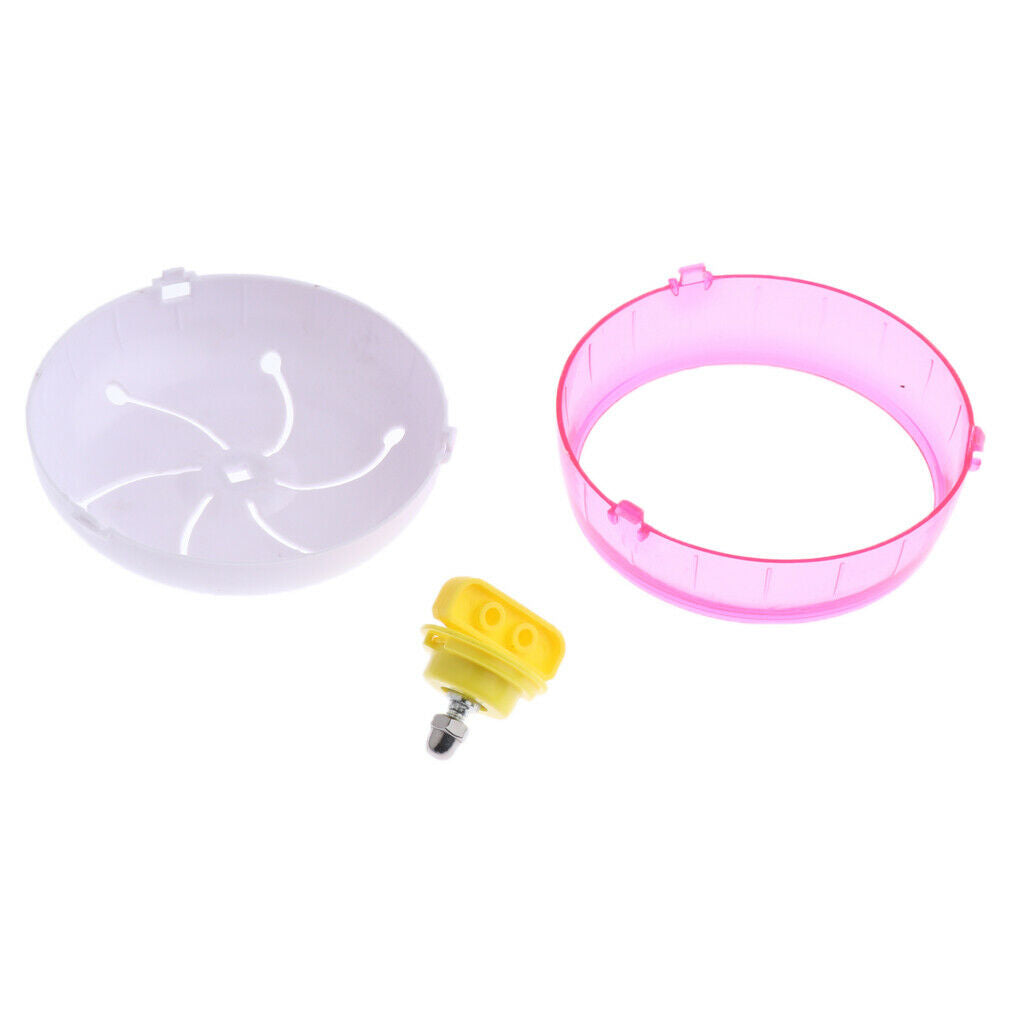 3pcs Quiet Hamster Mouse Gerbils Mice and Guinea Pigs Exercise Running Wheel