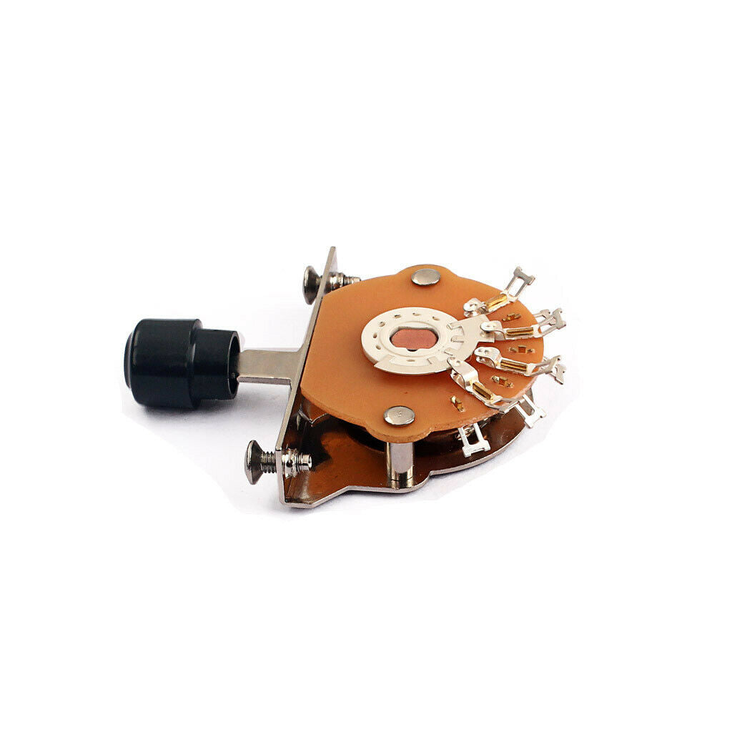 Guitar 3 Way Toggle Swtich Pickup Selector with Black Tip for Guitar Parts