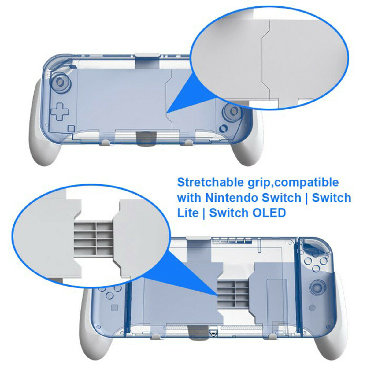 Stretchable Handle Stand Holder for Switch OLED/Switch/ Switch Lite Game Console