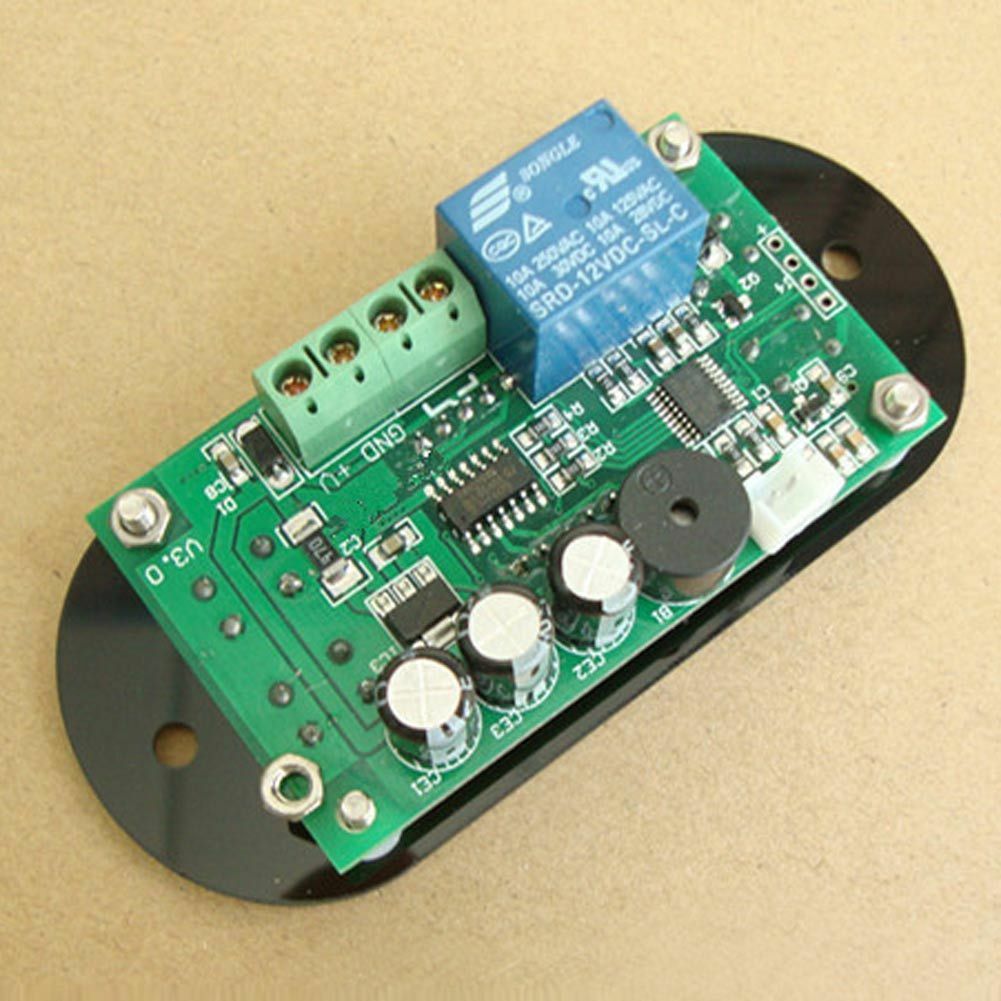 LED Digital Thermostat Heat Cool Controller Temperature Alarm Sensor Meter 12V