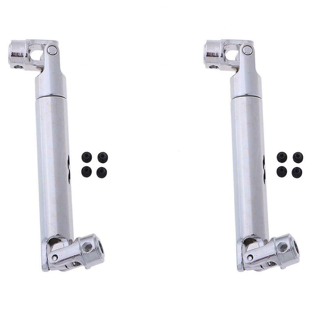 2Pcs Universal CVD Drive Shaft 110-155mm for 1/10 Axial SCX10 D90 RC Car DIY