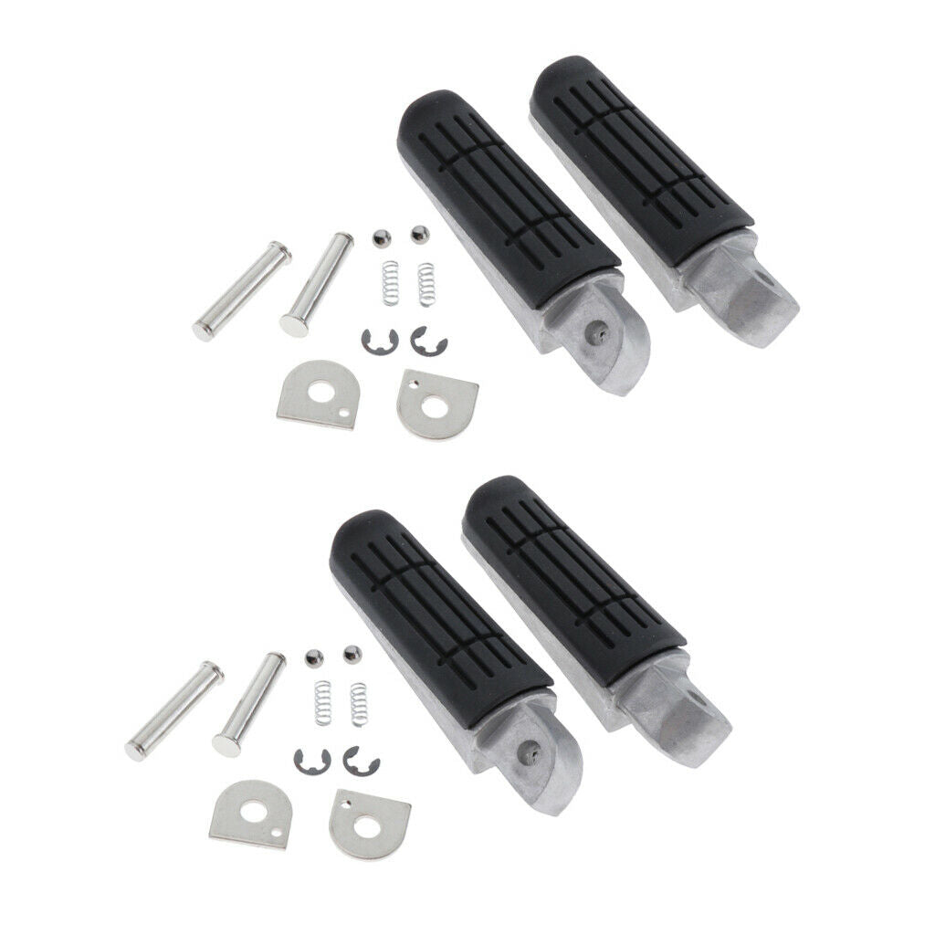 4Pcs Rear Passenger Footrests Foot pegs for Yamaha FZ400 FZR600 XJR1200 XJR1300