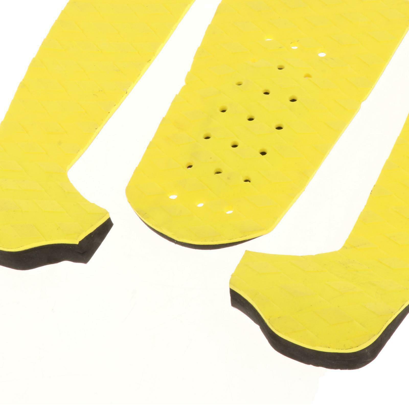 3x Premium EVA Surfboard Traction Pad Longboard Skim Boards Deck Tail Pads
