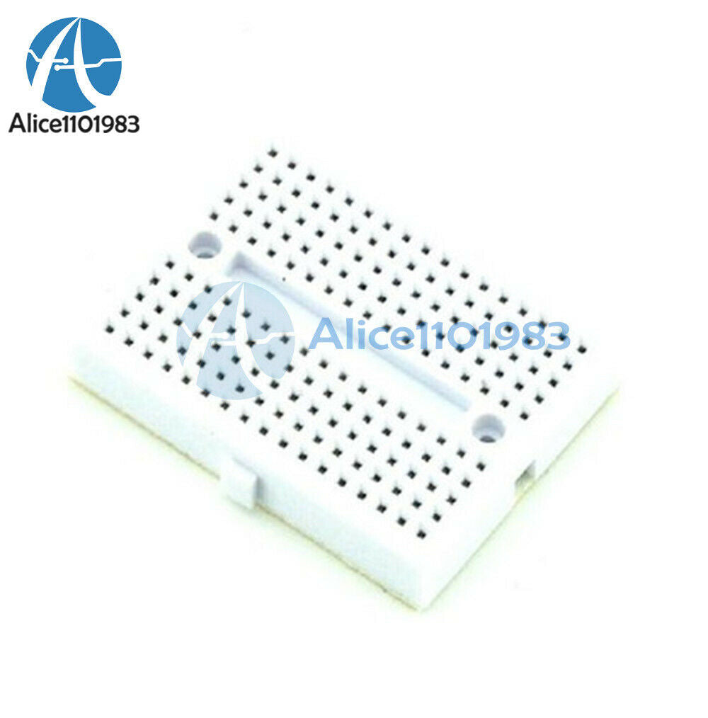 10PCS Solderless Prototype Breadboard 170 Tie-points For Arduino Dovetail Slot