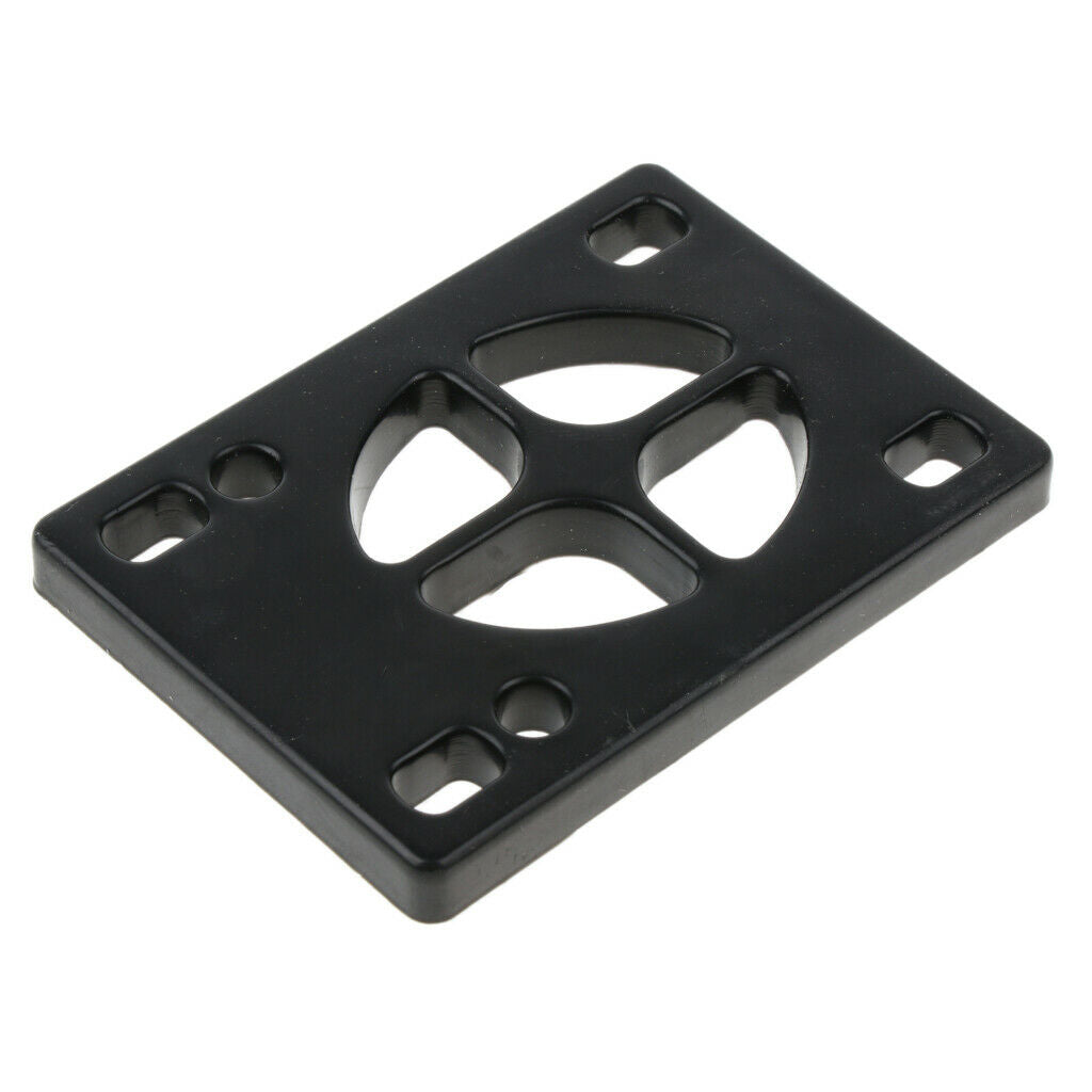 2X 2pcs Skateboard Risers Shock Pad Longboard Shock-proof Mounting Hardware 6mm