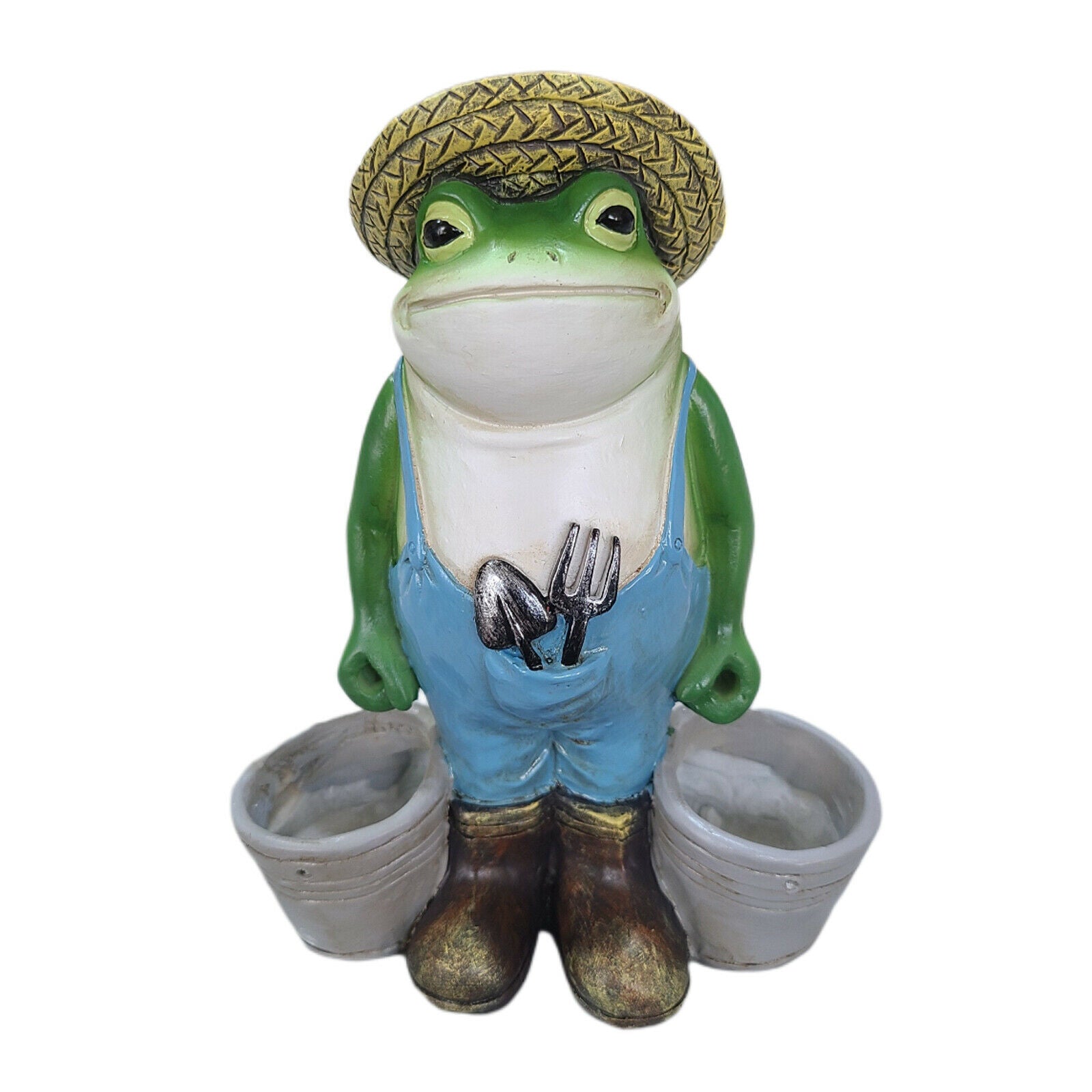 Cactus Succulent Plant Pot Planter Flower Pot Decor Frog Animals Statues
