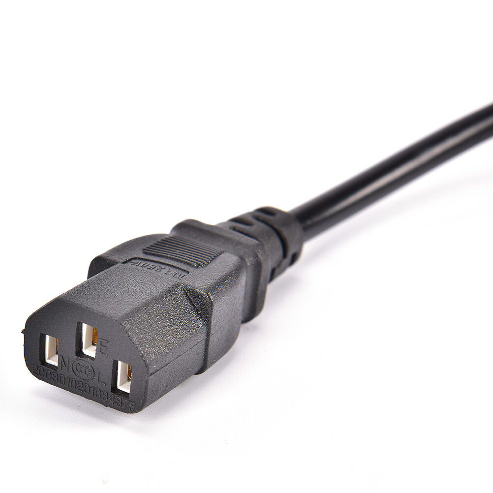 1.8m Power Extension Cable IEC Kettle Male to Female UPS Lead C13 - C14BDAU