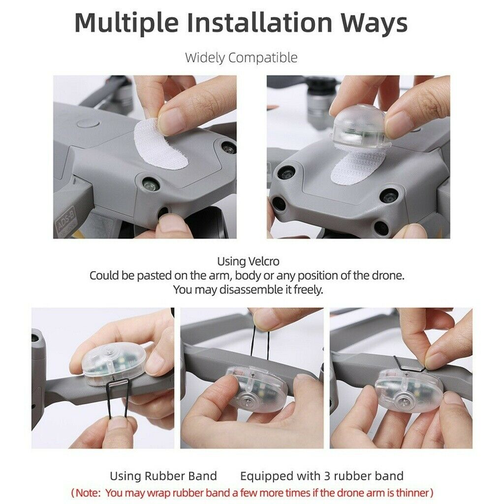 Drone Strobe Lights Anti Collision Lights Night Flight for Mini SE/Air 2S/ 2 LIN