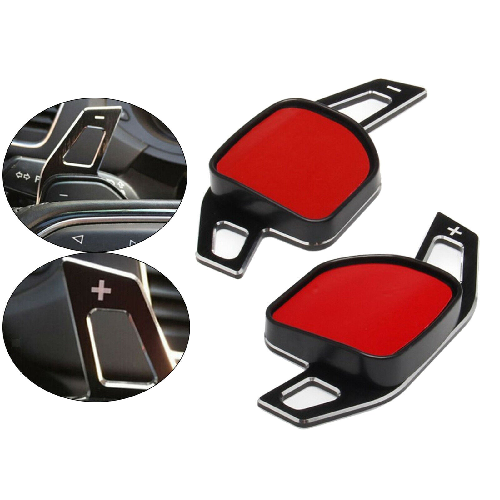 1 Pair Steering Wheel Paddle Shift Extension for Audi A3 A4L A8 S7 S8 RS3 03