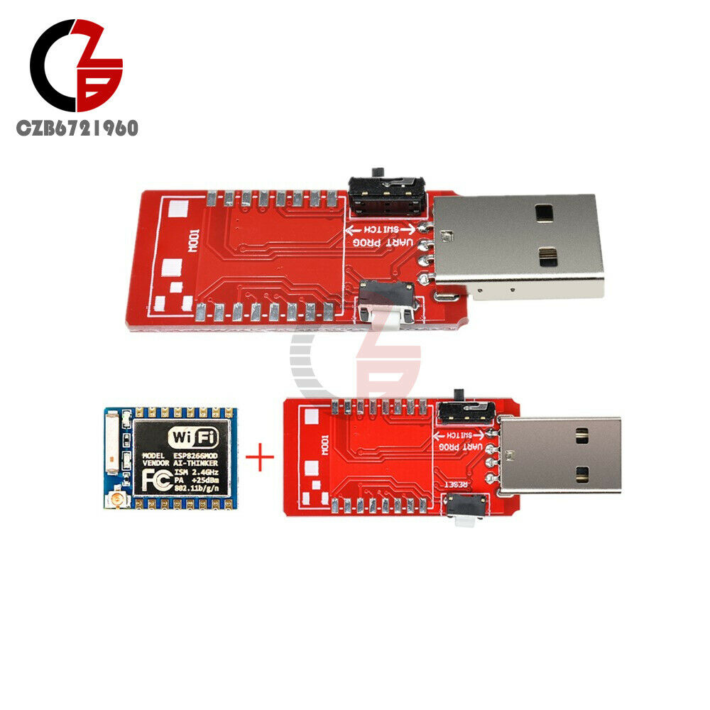 ESP-07 Serial USB to ESP8266 ESP07 Wifi Transceiver Adapter Built-in Antenna