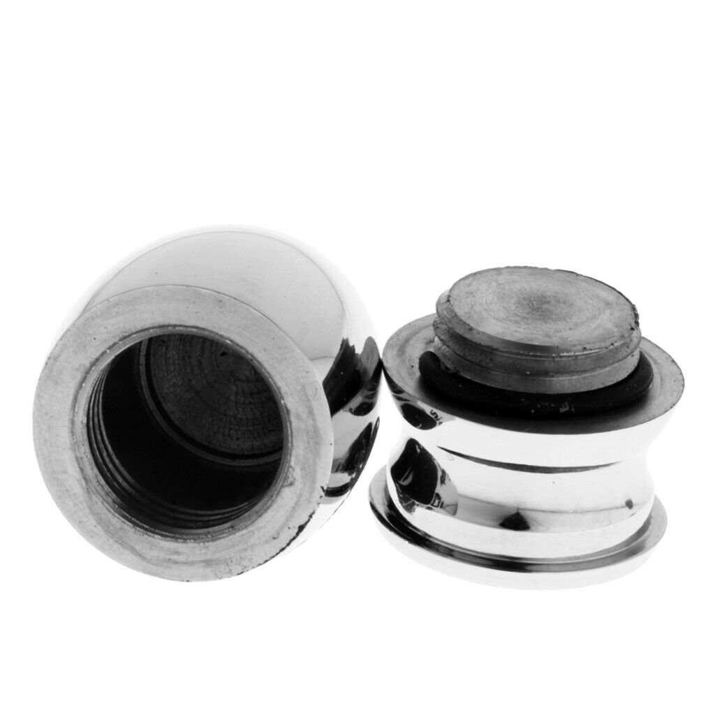 2pieces Stainless Steel Cremation Funeral Ash Container Holder Jewellery