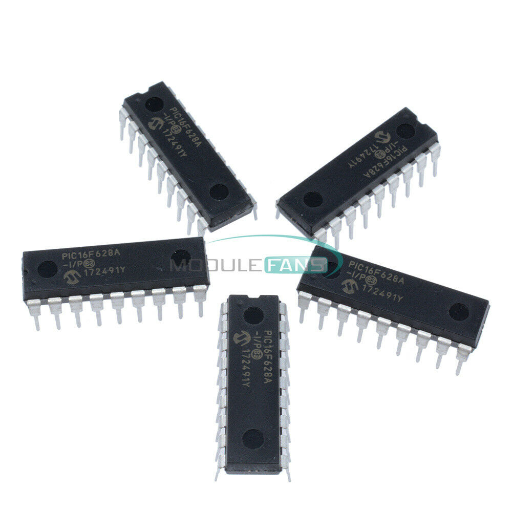 10PCS IC MICROCHIP PIC16F628A PIC16F628A-I/P DIP-18