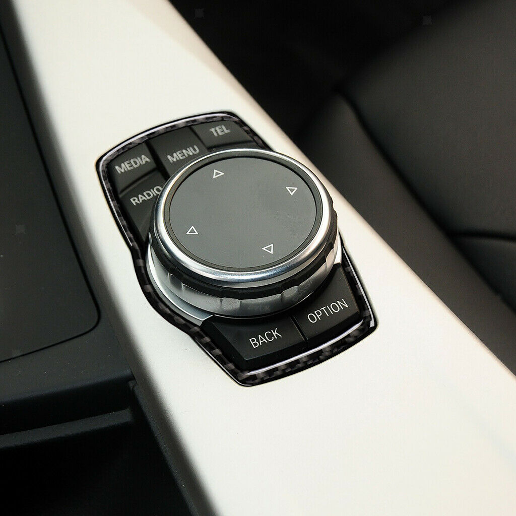 Multimedia Button Knob Cover Trim For BMW F10 F20 F30 F34 F07 F25 F26 Style