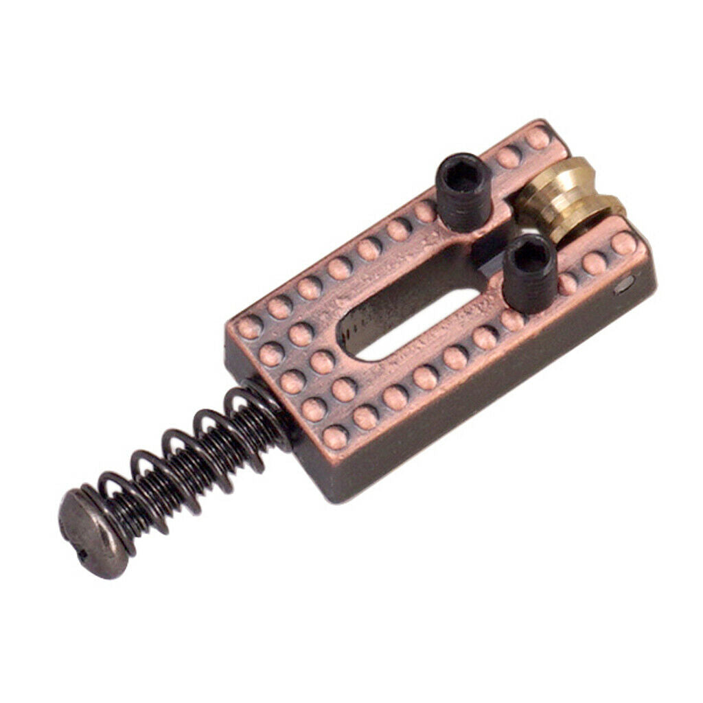 Set Of 6 Copper Roller Bridge Tremolo Saddles For  ST  Style Guitar