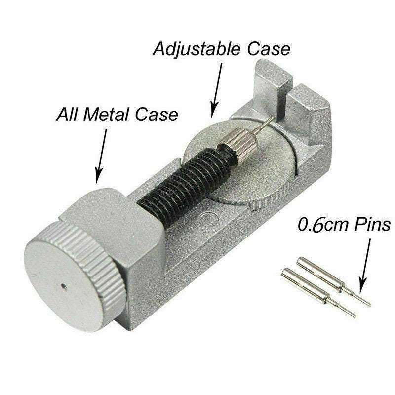 1*Metal Adjustable Watch Band Strap Bracelet Link Pin Remover Repair Tool Kit