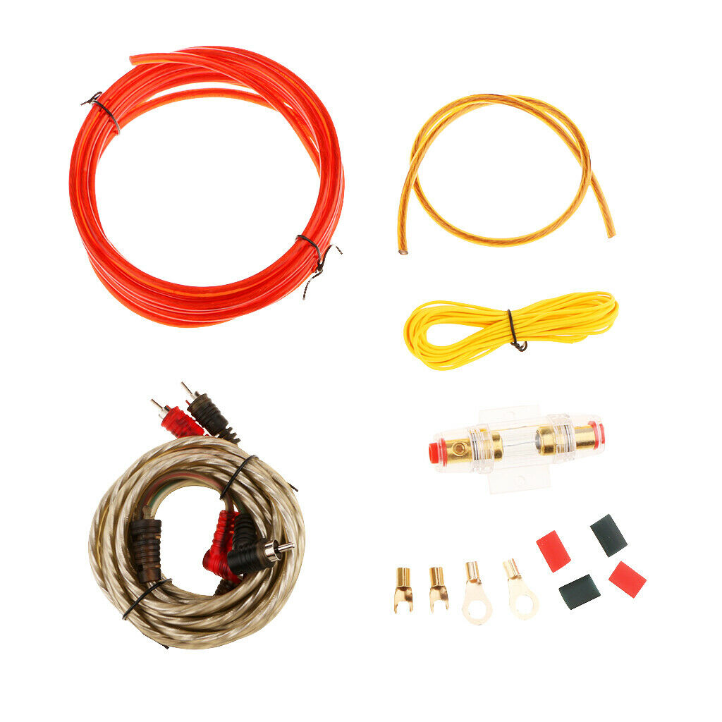 Great Performance Car Amplifier Wiring Kit Audio Subwoofer Power AGU FUSE