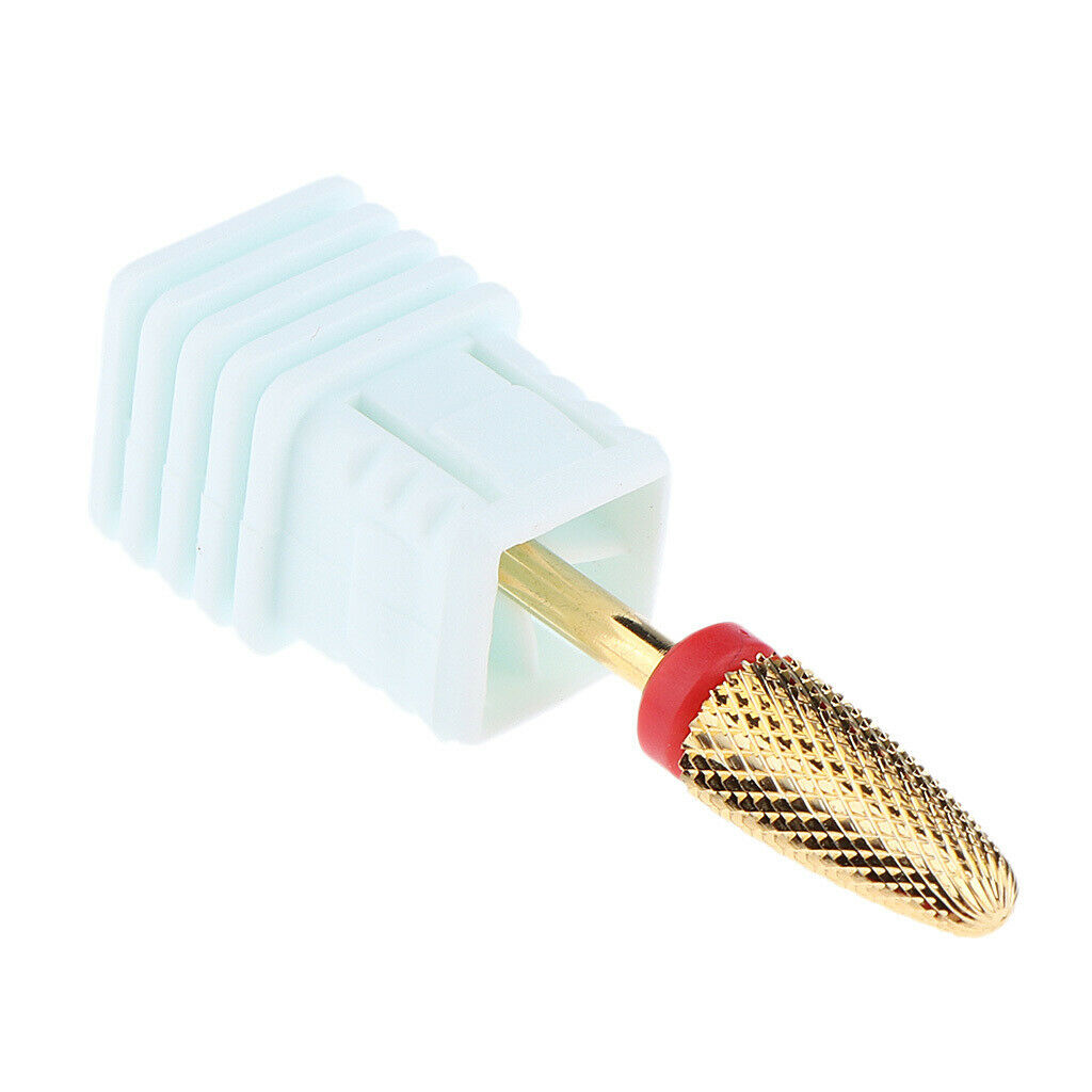 3Pcs Professional Alloy Nail Drill Bits Nail Tips Small Barrel Grinding Head
