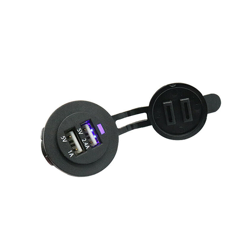 5V 3.4A Dual 2USB Charger Socket Adapter Power Outlet for ipad Car Motorcycle