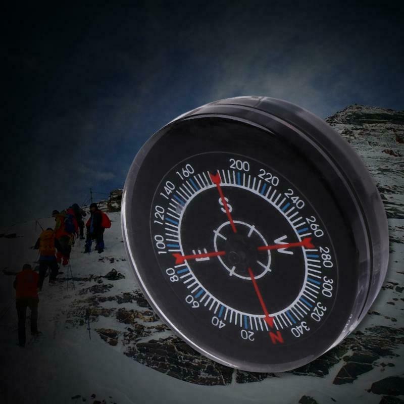 New Portable Mini Oiling Survival Button Compass Hiking Camping Practical Guider