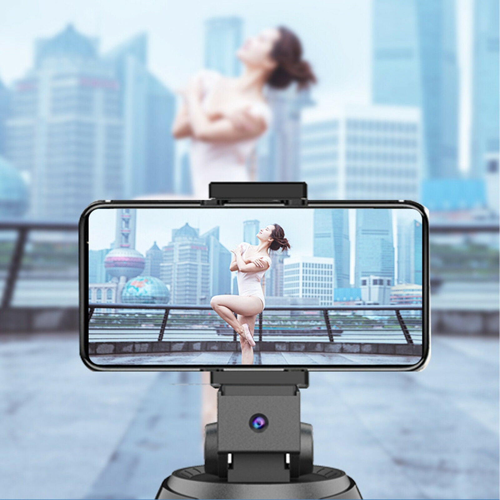 Auto Face Tracking Phone Holder Selfie Stick Shooting Live Streaming Video