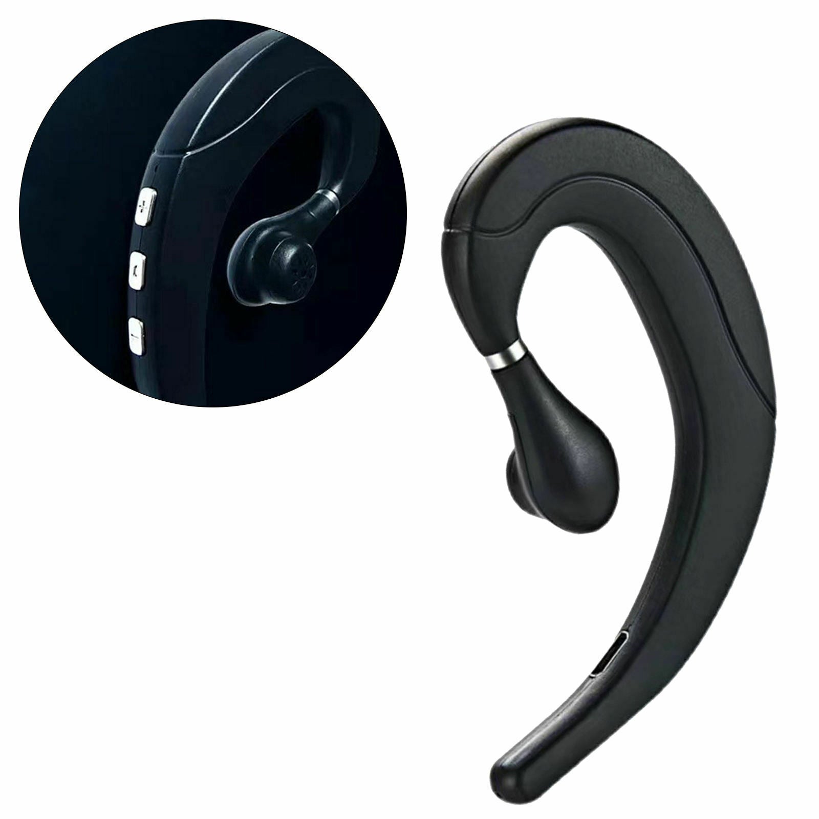 Bluetooth 5.0 Single Bone Conduction Earpiece with Mic 7 Hrs Playtime Earphone