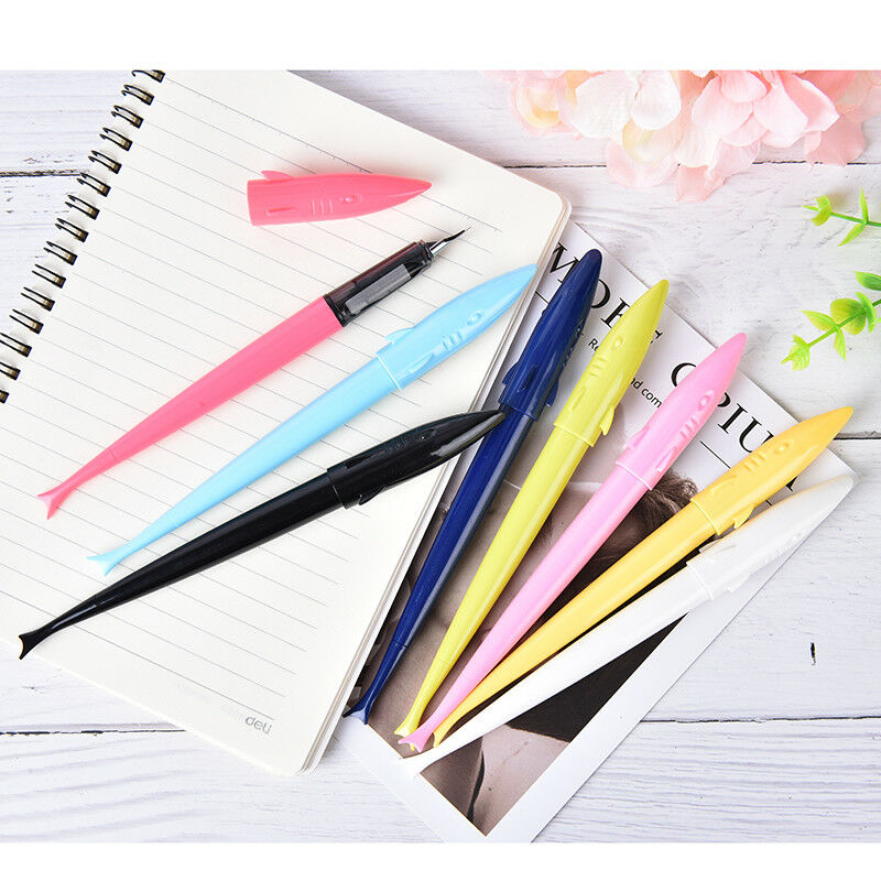 Shark shape metal fountain pen smoke fountain pen mini fountainpen 0.5mmRa.l8