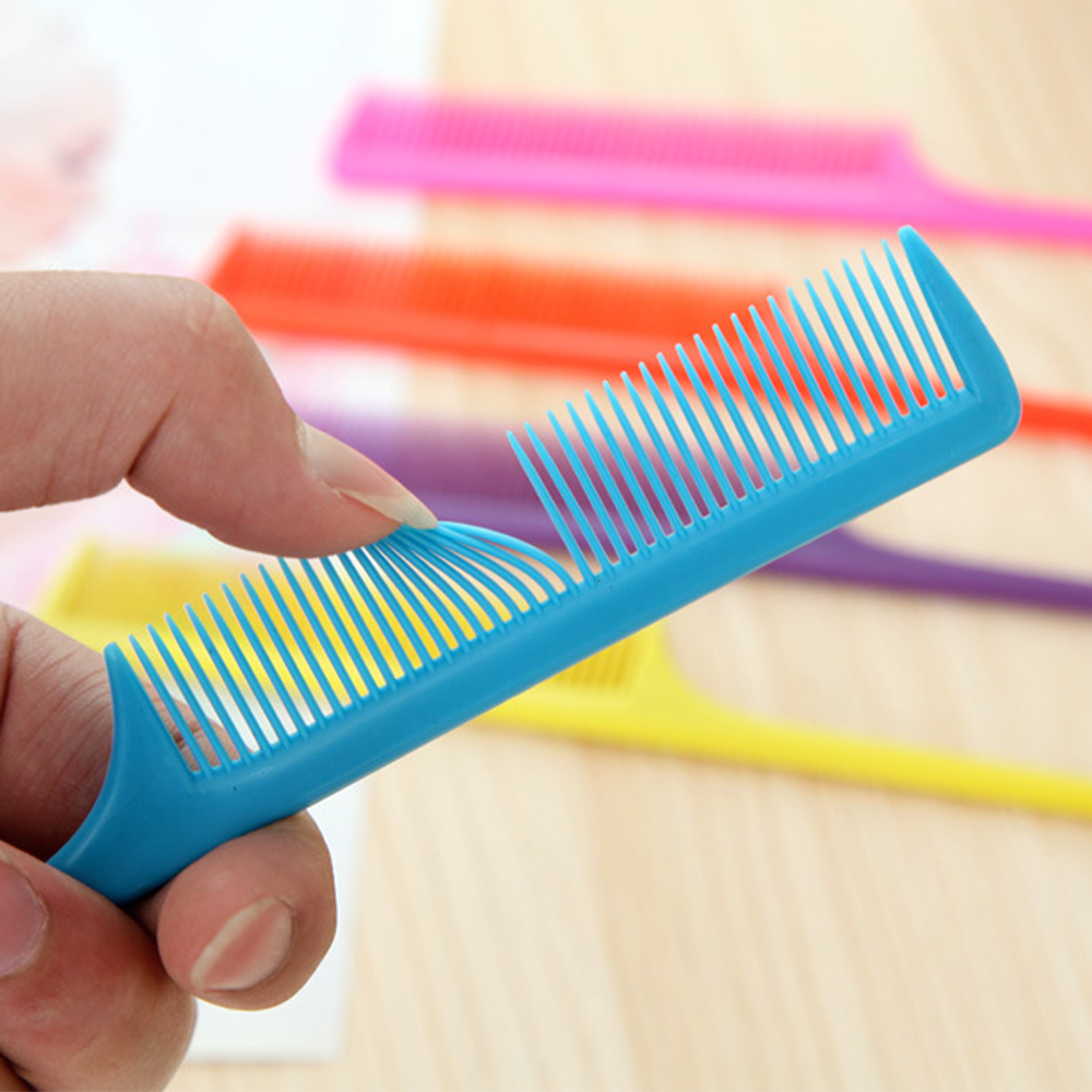 2* Hair Comb Brush Styling Tool Hairdressing Rat Tail Plastic Comb Women Girl
