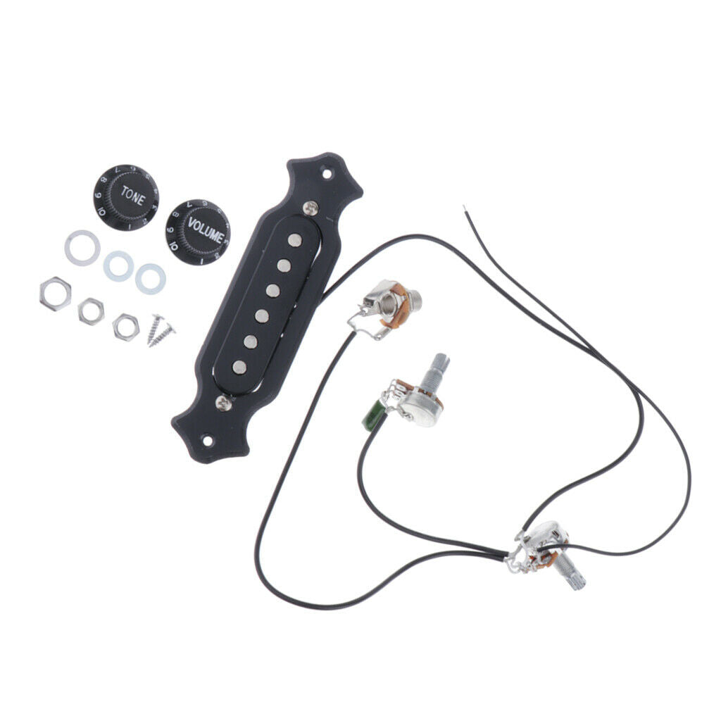 Pre Wired Soundhole  Pickups For 6 String Electric Cigar Box Guitar