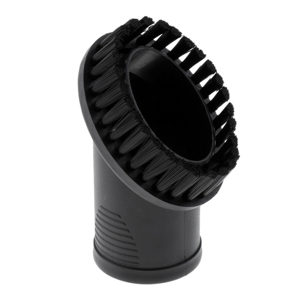 Oval Bristle Dusting Brush for Vacuum Cleaners with 32mm Connector Black