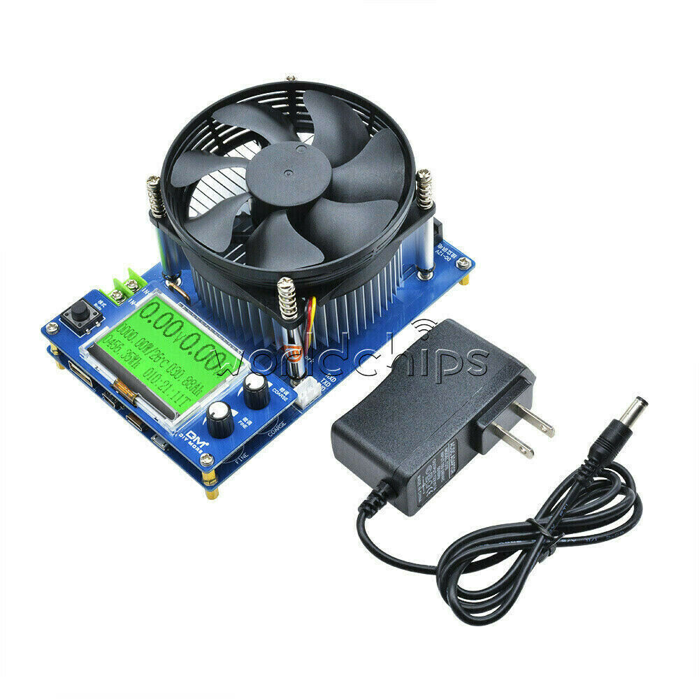USB Intelligent Electronic Load 150V 10A 150W Battery Discharge Capacity Tester