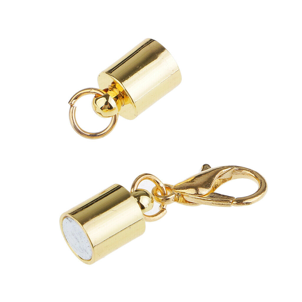 2 Colors Stainless Steel Copper Magnetic Necklace Clasps For Jewelry Making