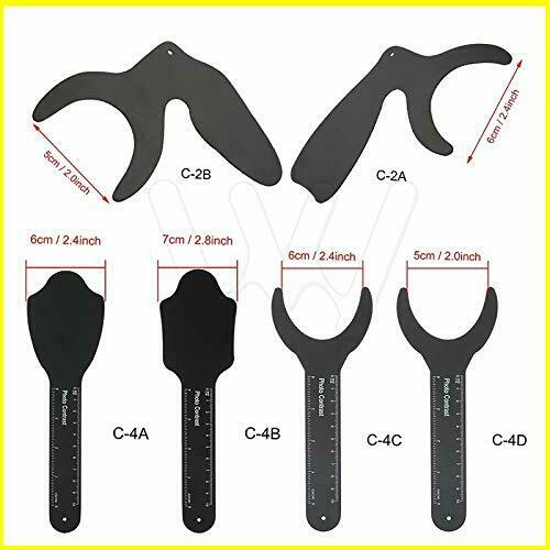 6PCS/Set Dental Photo Contrast Background Boards Palatal Photography Contraster