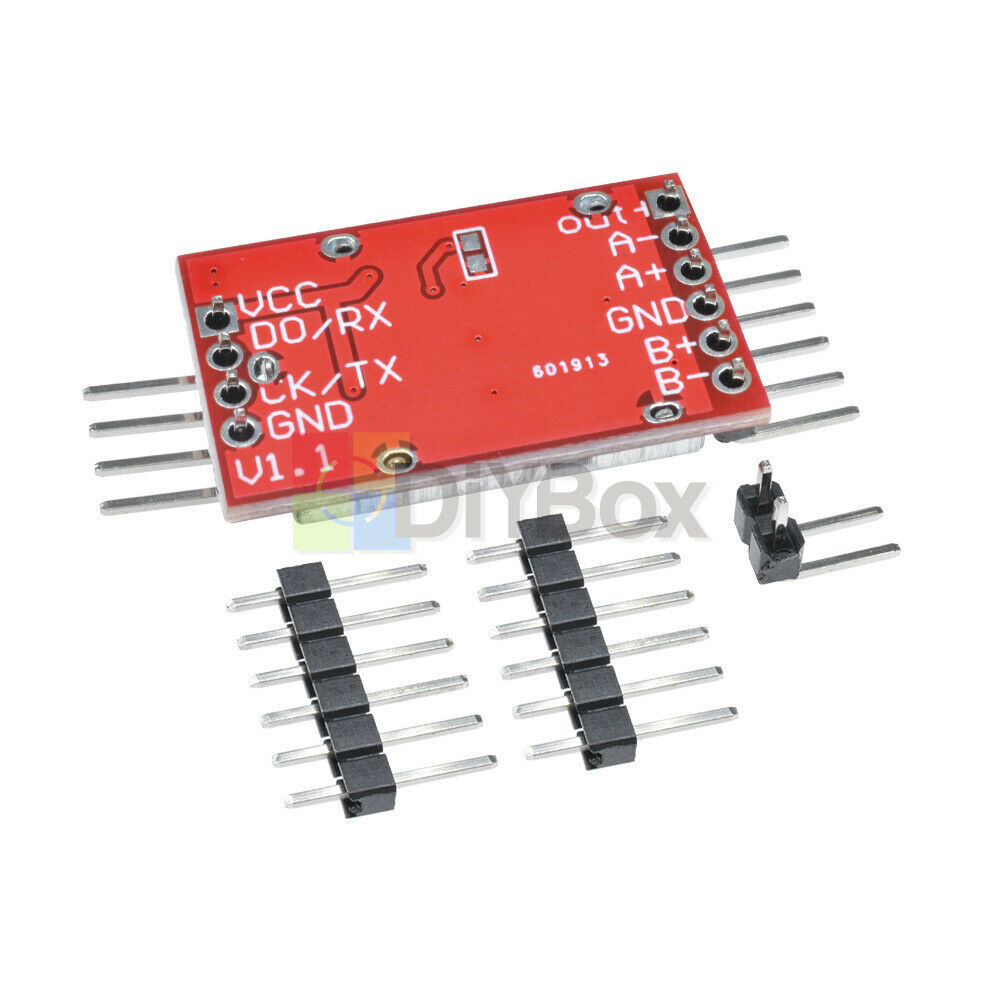 10Pcs Dual Channel HX711 24-Bit A/D Conversion IC+Shield Fit For Weighing Sensor