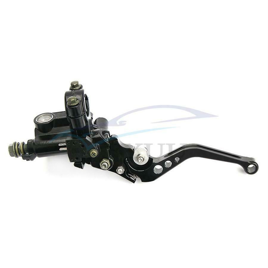 2x 7/8'' Motorcycle Master Cylinder Hydraulic Brake Pump Clutch Levers Reservoir
