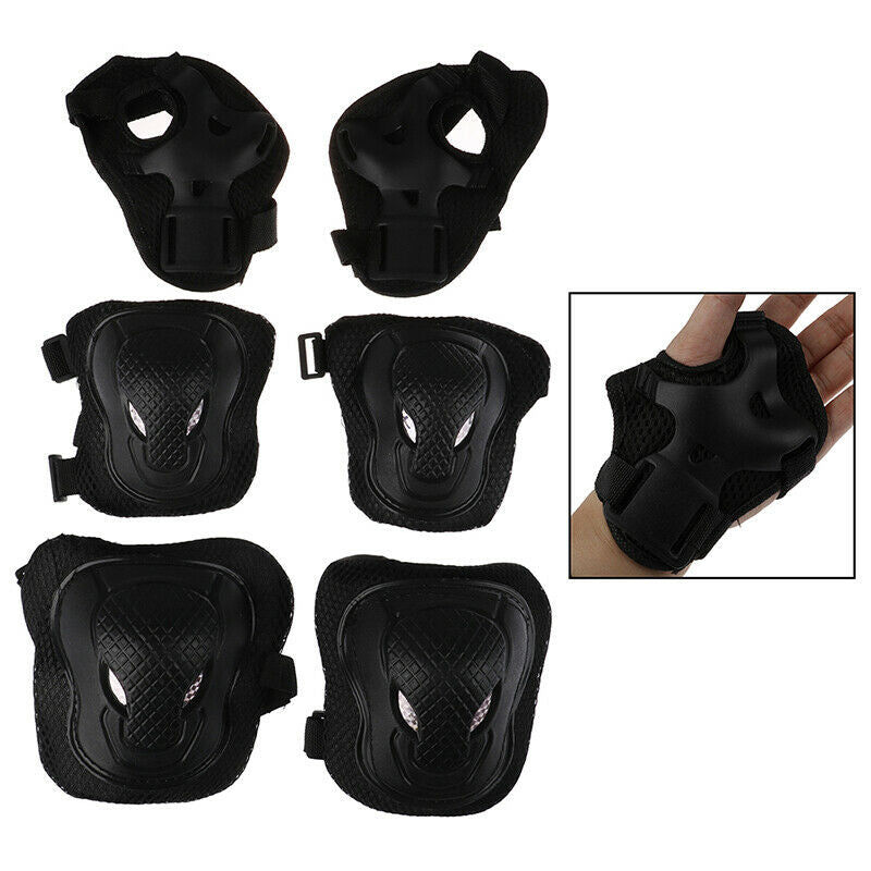 6Pcs Kneepad Motorcycle Bicycle Knee Protector Ski Skateboard Knee Pads Gu.DD