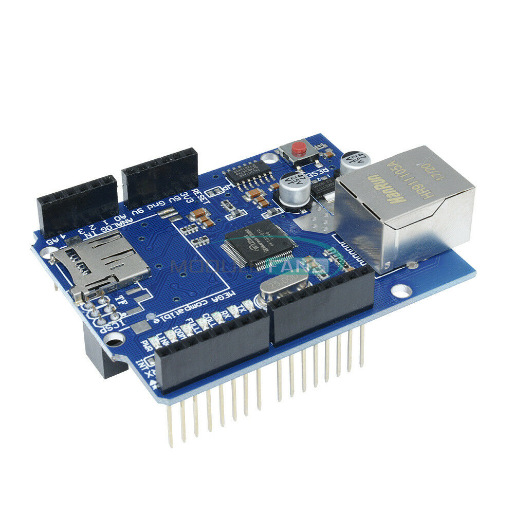 Ethernet Shield W5100 Micro-SD Card Slot For Arduino UNO ATMega 1280 2560