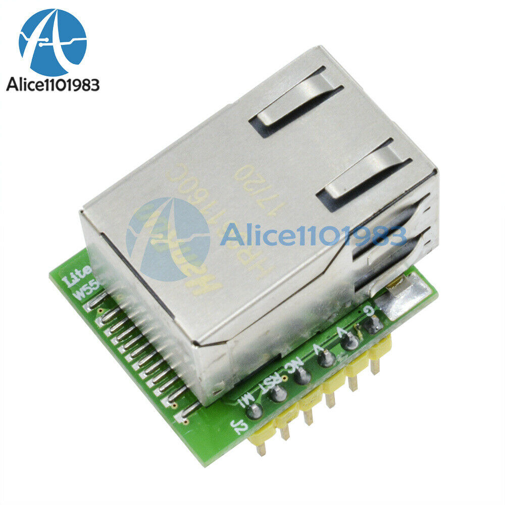 2PCS USR-ES1 ENC28J60 W5500 Chip SPI to LAN/ Ethernet Converter TCP/IP Module