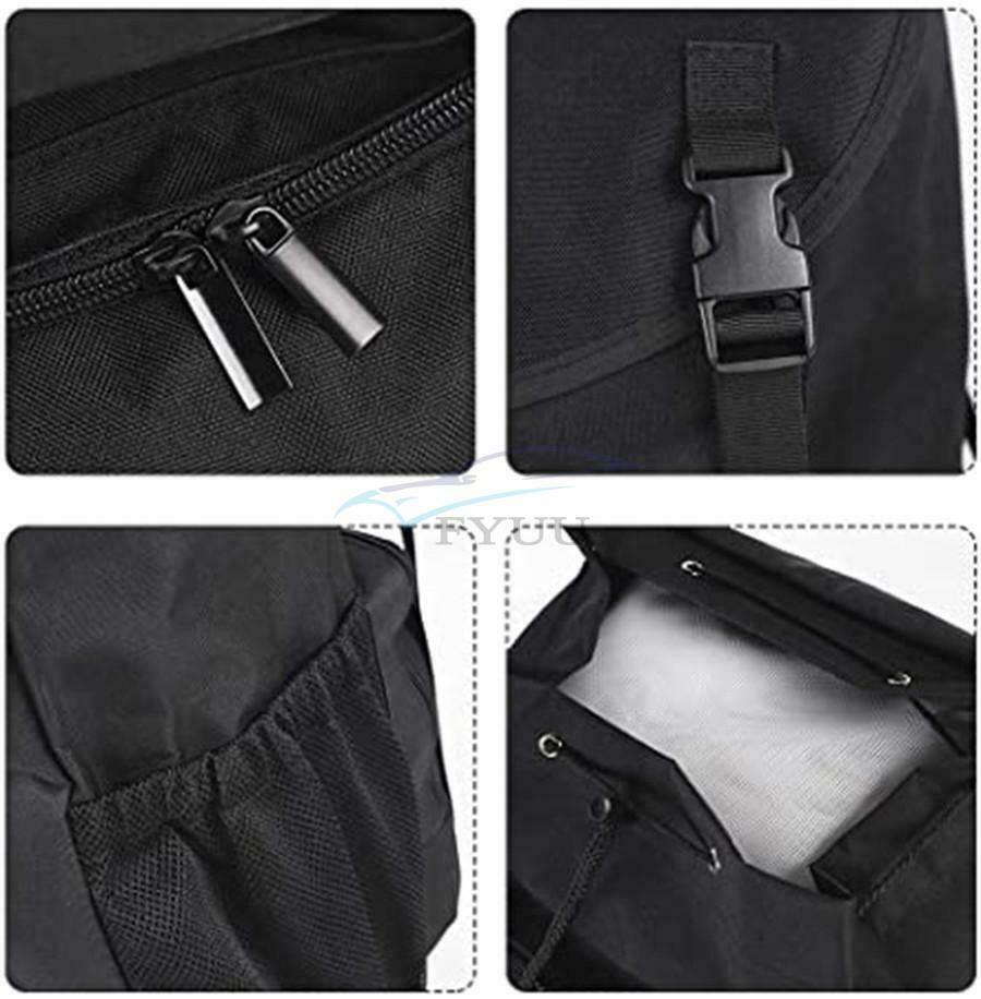 1PCS Car Spare Tire Multifunctional Storage Bag Black For Wrangler JK TJ JL