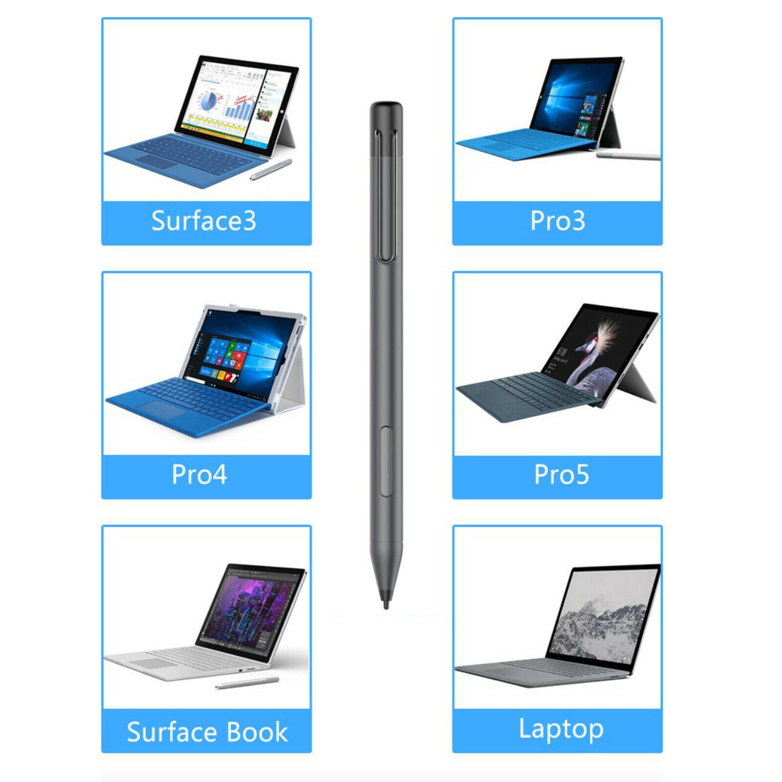 Stylus Pen for Microsoft Surface Pro 5/4/3/Book, Easy to Operate and Lightweight