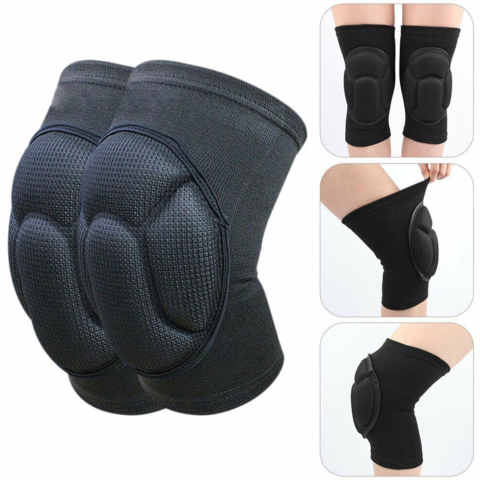 1 Pair Knee Pads Construction Professional Work Safety Comfort Gel Leg Protector