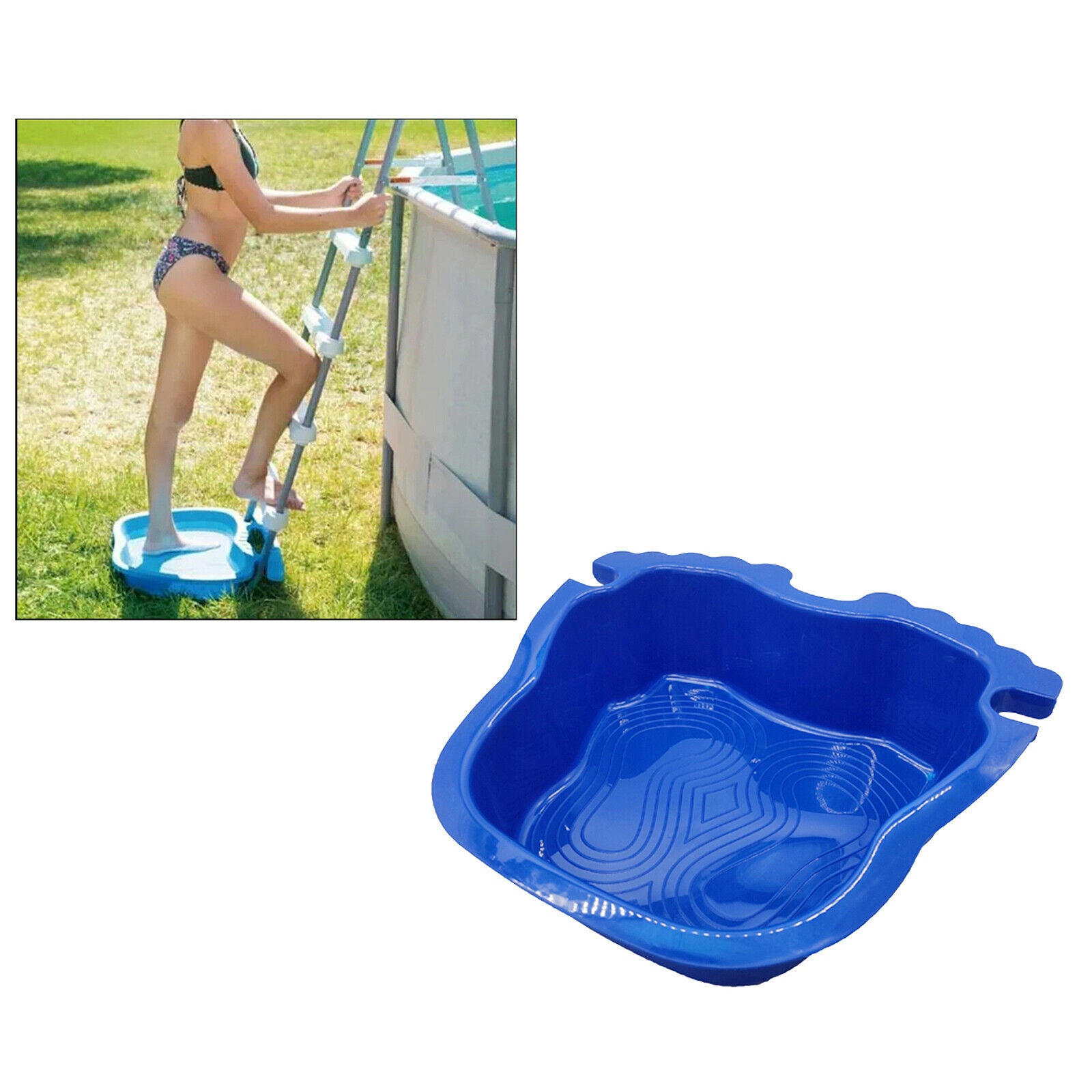 Plastic Pool Foot Bath Tray Pool Tray Bath Bucket Swimming Pool Backyard