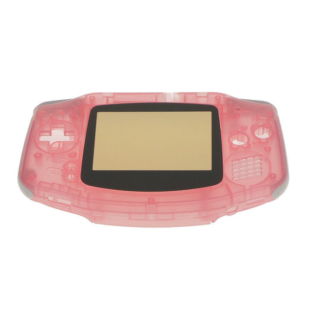 Clear Pink Casing (Case/Shell/Housing) Kit For   Game Boy Advance GBA