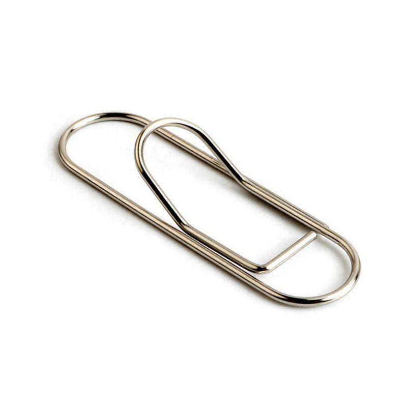 25Pcs Stainless Steel Pen Holder Clip for Notebook Journals Paper Office Supply