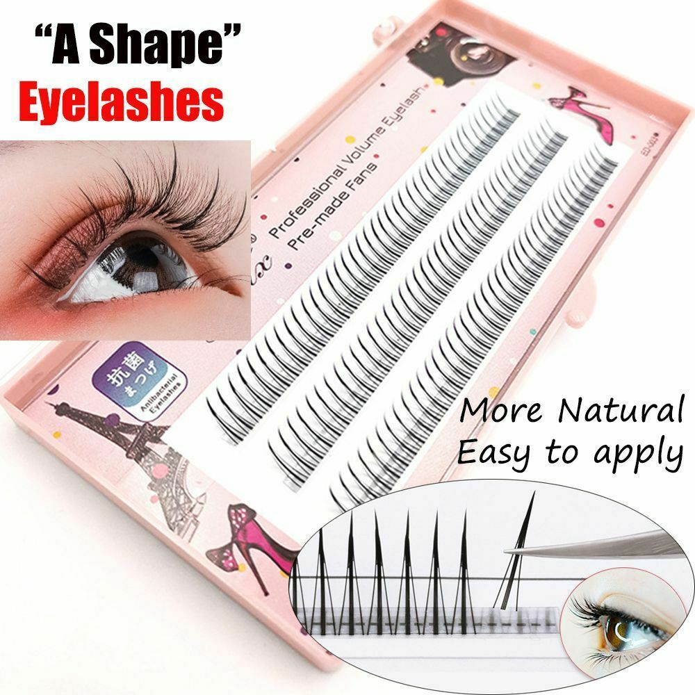 Eyelashes Extension Easy to Apply Natural Long Premade Volume Fan Eyelashes