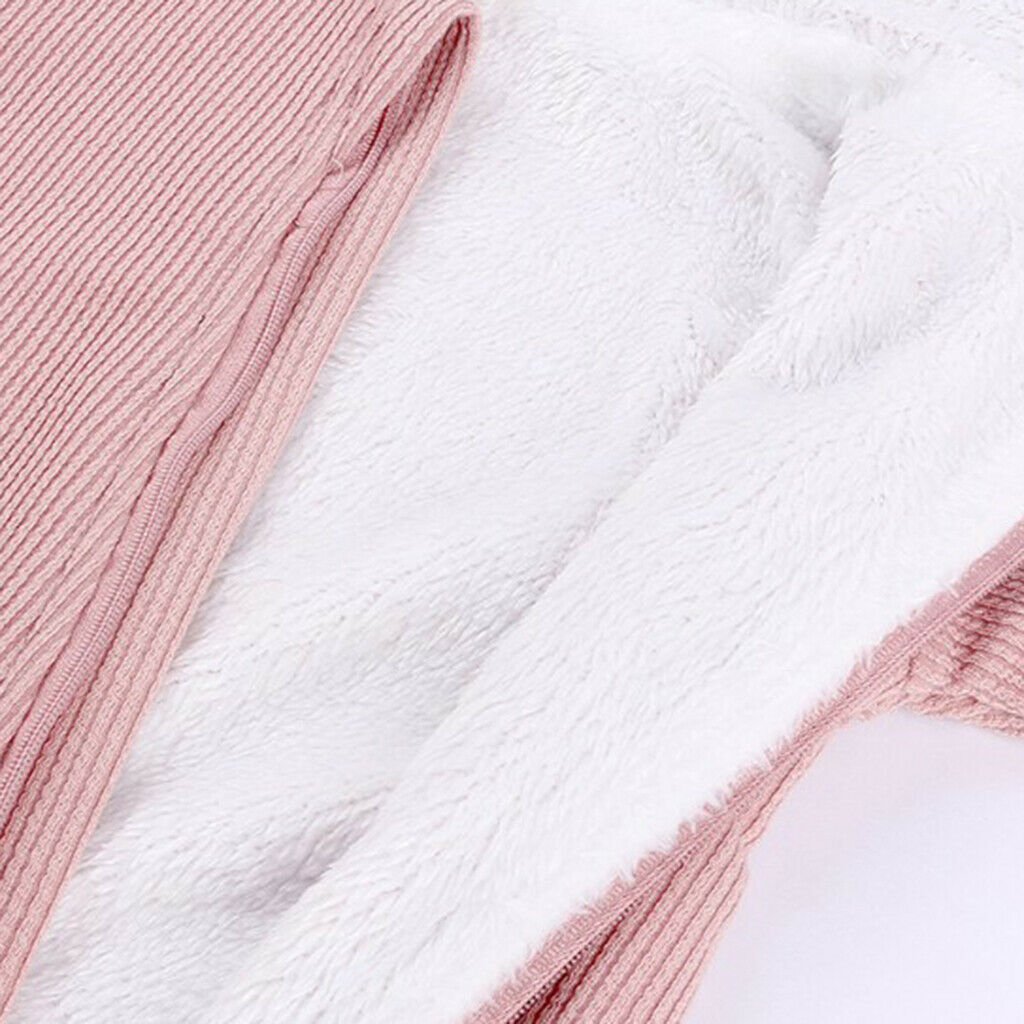 Rabbit Ears Newborn Cotton Romper Jumpsuit Baby Girls Boys Pink(0-3 Months)