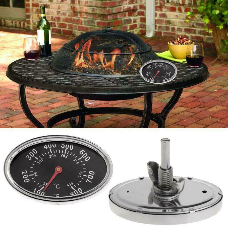 800â„‰ Oval BBQ Pit Smoker Grill Thermometer Dial Temperature Gauge Replacement