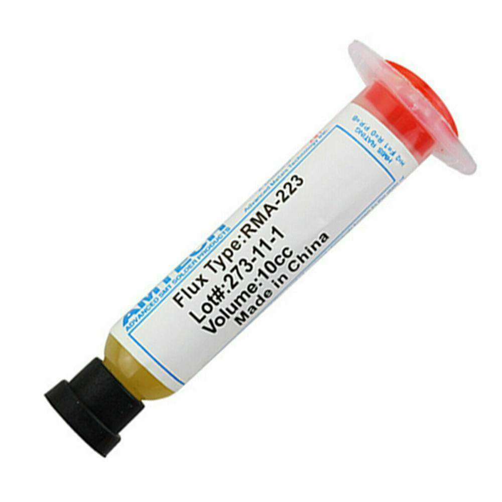 Solder Wire Soldering Paste Flux Grease RMA-223 10cc Syringe Tube PCB BGA SMD @