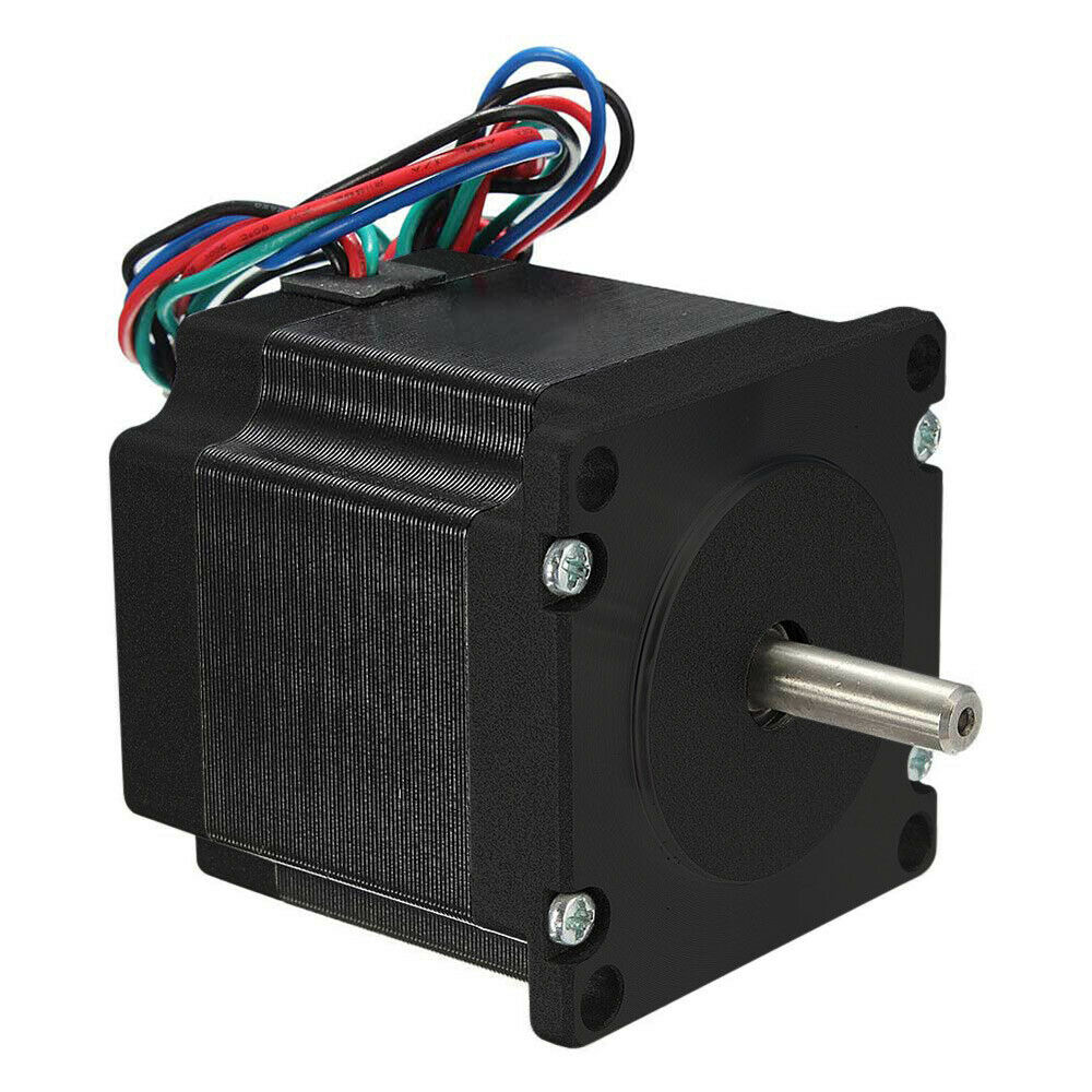 24V Nema 23 Stepper Motor Single Shaft 12.6Kg/cm 1.8Degree 4Leads 56mm 4 Channel