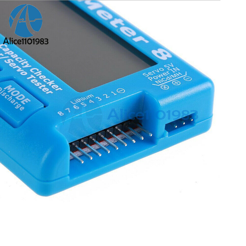 Digital LCD Battery Capacity Tester For NiMH Nicd LiFe LiPo Li-ion Battery Meter